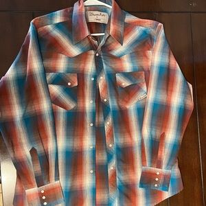 Western style , pearl snap shirt.